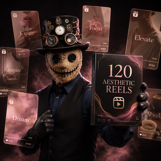 120 Aesthetic Reels for all types of ventures, personal branding, or businesses